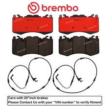 Front Brake Pad OE Brembo Ceramic +Sensor for Land Rover Range Rover Sport
