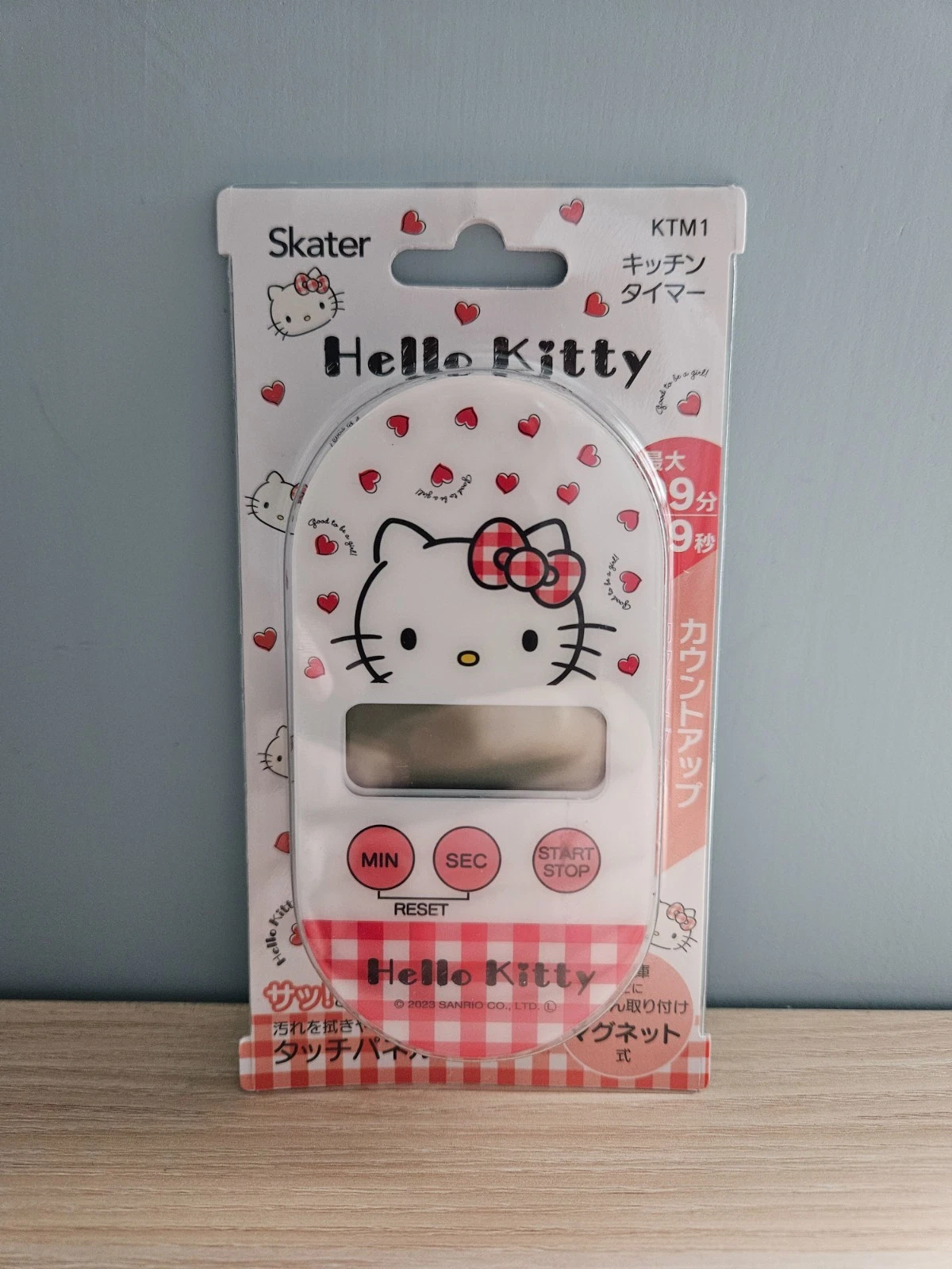 Sanrio x Skater Japan limited Hello Kitty Kitchen Digital Timer Alarm Clock New