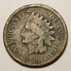 1880 Indian Head Cent Penny  VG-Details  "Actual Coin Pictured - Not Cleaned"