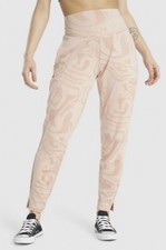 Gymshark GS Power Bottoms Light Pink Marble Size S Small Jogger Sweat Pants