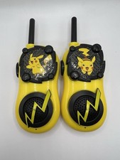 Pikachu Pok mon Kids Walkie Talkies   Two-Way Radios   Yellow   TESTED