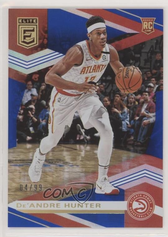 2019-20 Donruss Elite Rookies Blue 4/99 De'Andre Hunter #138 im4
