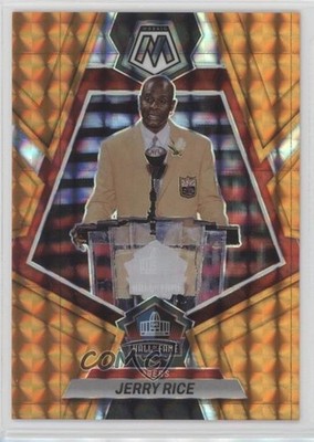 2023 Panini Mosaic Hall of Fame Orange Prizm 107/199 Jerry Rice #271 HOF 7ns