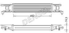 DENSO LADELUFTKÜHLER TURBOKÜHLER passend für ALFA ROMEO MITO FIAT GRANDE PUNTO