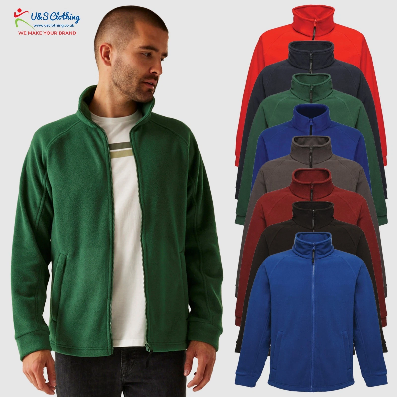 Thor III Fleece Jacket Regatta Men's Full Zip Up Casual Leisure Work Wear Coat
Opens in a new window