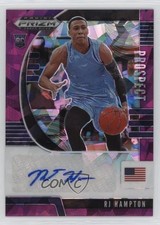 2020-21 Panini Prizm Draft Picks Prospect Purple Ice 30/99 RJ Hampton Auto 1ig2
