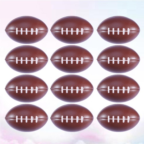 12PCS Sponge Stress Relieving Balls PU Vent Playing Balls for Kids (Rugby) - Bild 4 von 11
