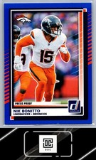 2025 Donruss #300 Nik Bonitto Press Proofs Blue
