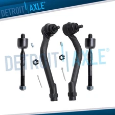 4pc Front Inner Outer Tie Rod Ends for Hyundai Azera Sonata Kia Optima Cadenza