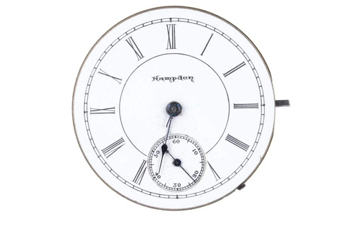 Antique Hampden Pocket watch works/dial