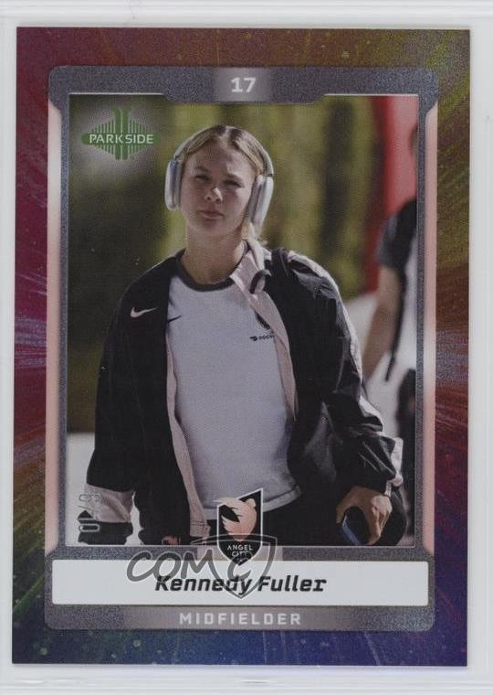 2025 Parkside NWSL Vol 1 Image Variations Rainbow Foil /10 Kennedy Fuller 6m7