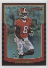 2021-22 Bowman U 2000 Bowman Aqua Foil 31/150 Justyn Ross #2KB-25 0lm