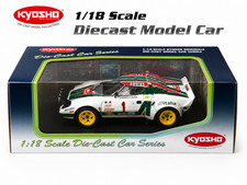 Kyosho 1/18 Lancia Stratos HF Rally Monte Carlo #1 1977 '77 Old model 08132A