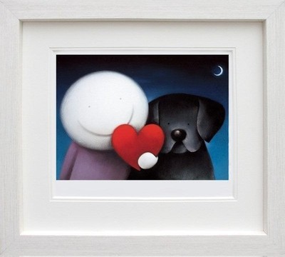 We Share Love von Doug Hyde. Gerahmt in schwarz oder weiß, signiert, limitierte Auflage