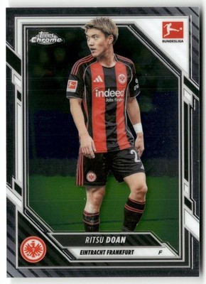 2025-26 Topps Chrome Bundesliga Ritsu Doan #24 Frankfurt