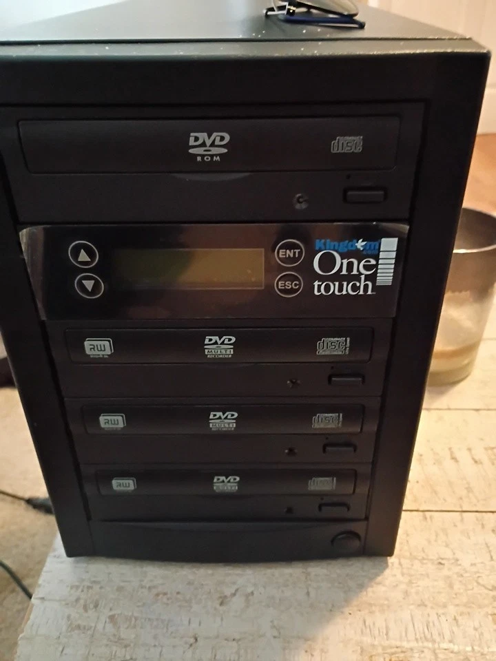 Kingdom One Touch 3 Copy DVD/CD Duplicator | Made in the USA | High-Speed - Image 2 of 4