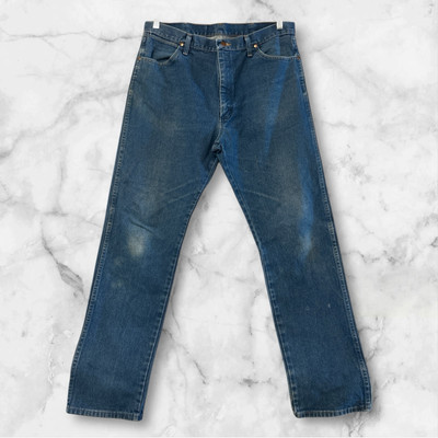 Wrangler 13MWZ A001 3030 Men's Cowboy Cut Cotton Western Blue Jeans 37x34  (535)