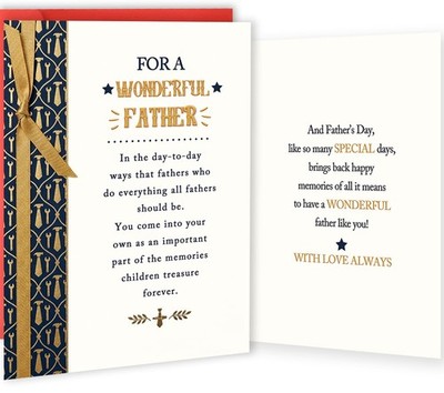 Father's Day Card Gifts from Daughter Son, Fathers Day Gift Ideas, Heartfelt Gif