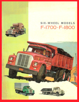 IH International Loadstar Six-Wheel Models F-1700 F-1800 Brochure