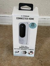 Xtreme Connected Home Smart WIFI Snapshot Battery Doorbell Camera