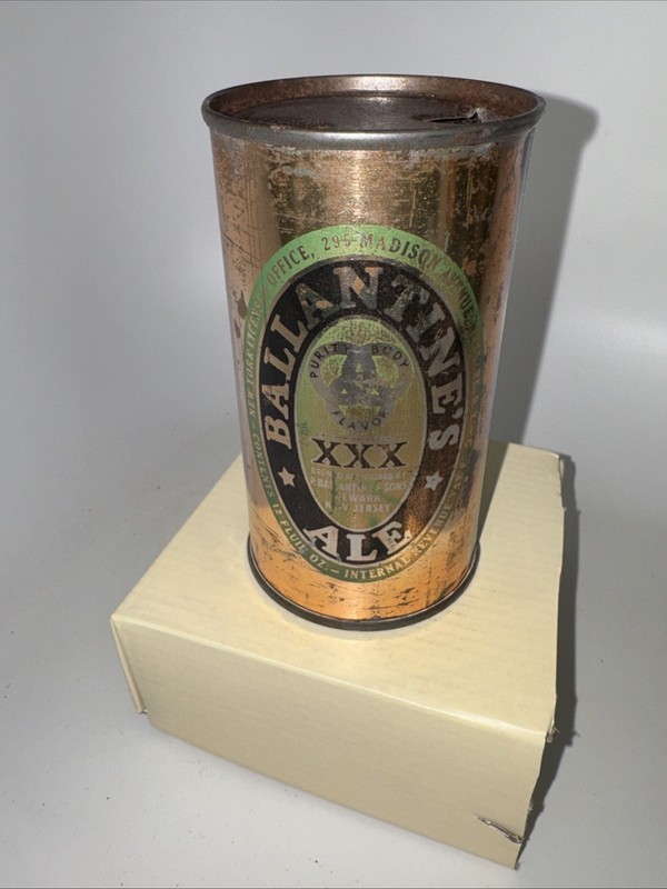 Ballantine’s Ale - 1940s Flat Top Can …. IRTP … Newark, New Jersey - NJ