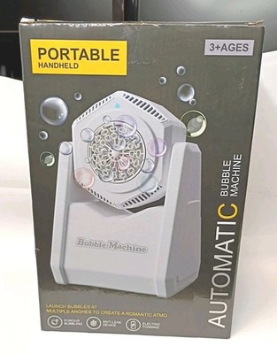 Portable Handheld Bubble Machine Automatic Bubble Machine Launch Bubbles At...