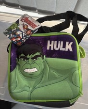 BNWT Marvel Hulk Insulated Lunch Bag Official Kids School Lunchbox