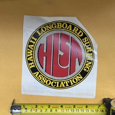 1980’s Vintage Hawaiian Longboard Surfing Association HLSA Logo Sticker