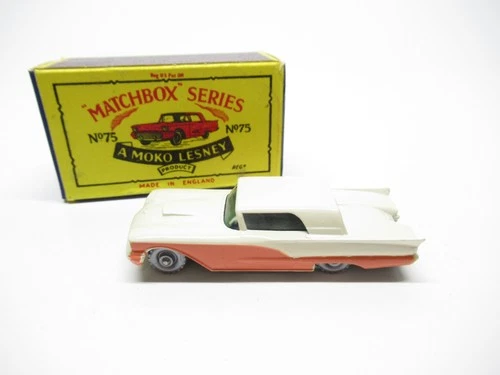 MATCHBOX LESNEY #75 THUNDERBIRD MINT W/ BLACK BASE, MINT MINUS ORIGINAL BOX SPG