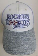 Colorado Rockies Rookies Cap Kids Fan Club Melonwear Adjustable aprx 6 to 8 Hat