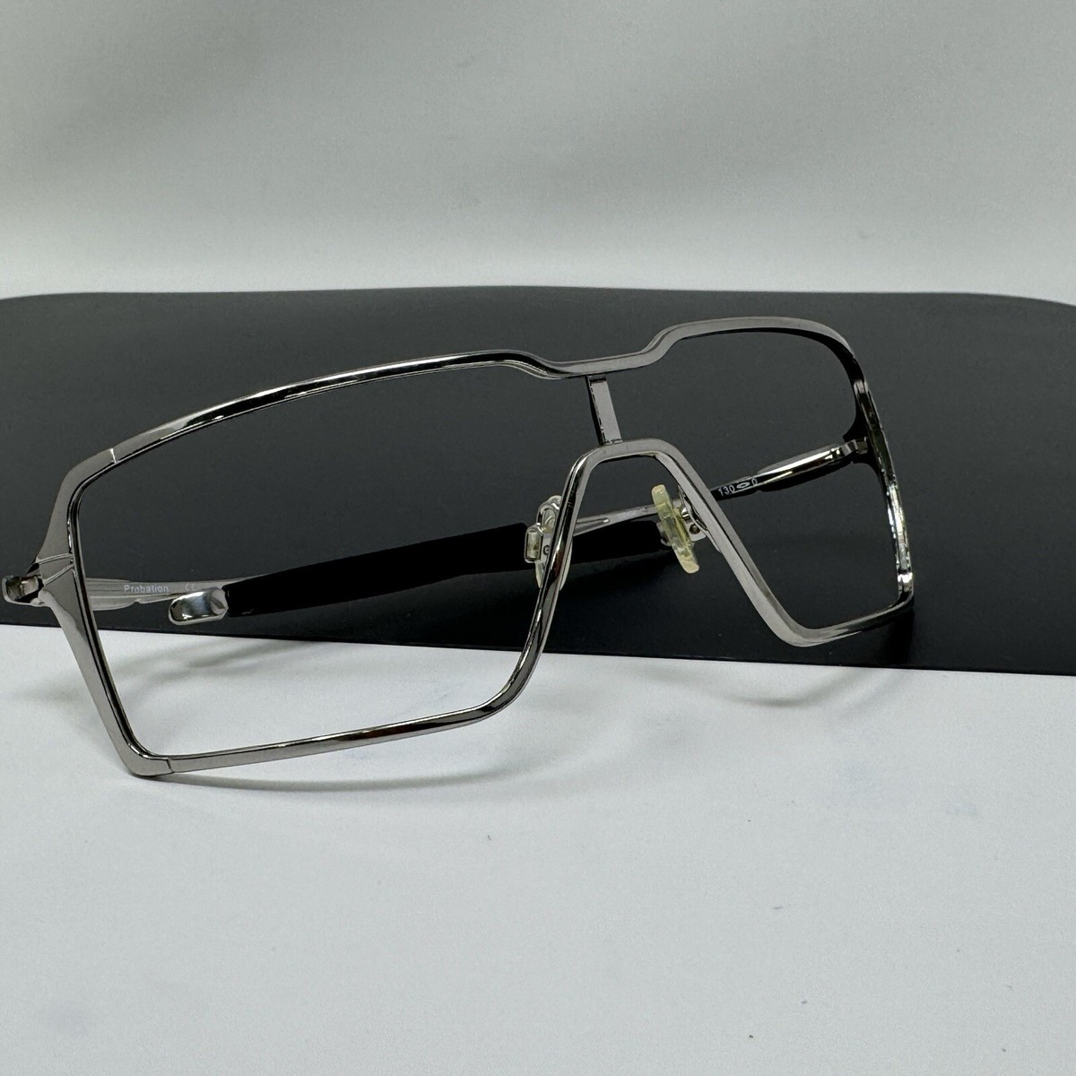 Oakley Probation Polished Chrome No Lens OO4041-02 Inmate