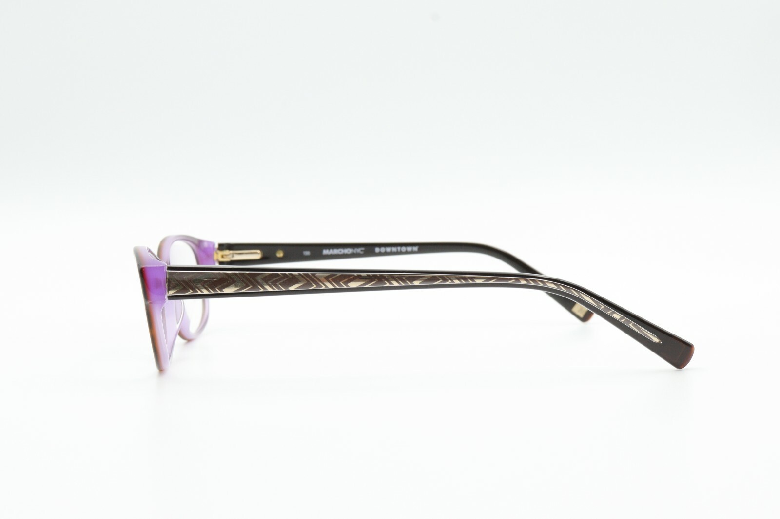MARCHON NYC TRIBECA 215 Brown Tortoise on Purple 50-16-135 Frame Flex Hinge L110
