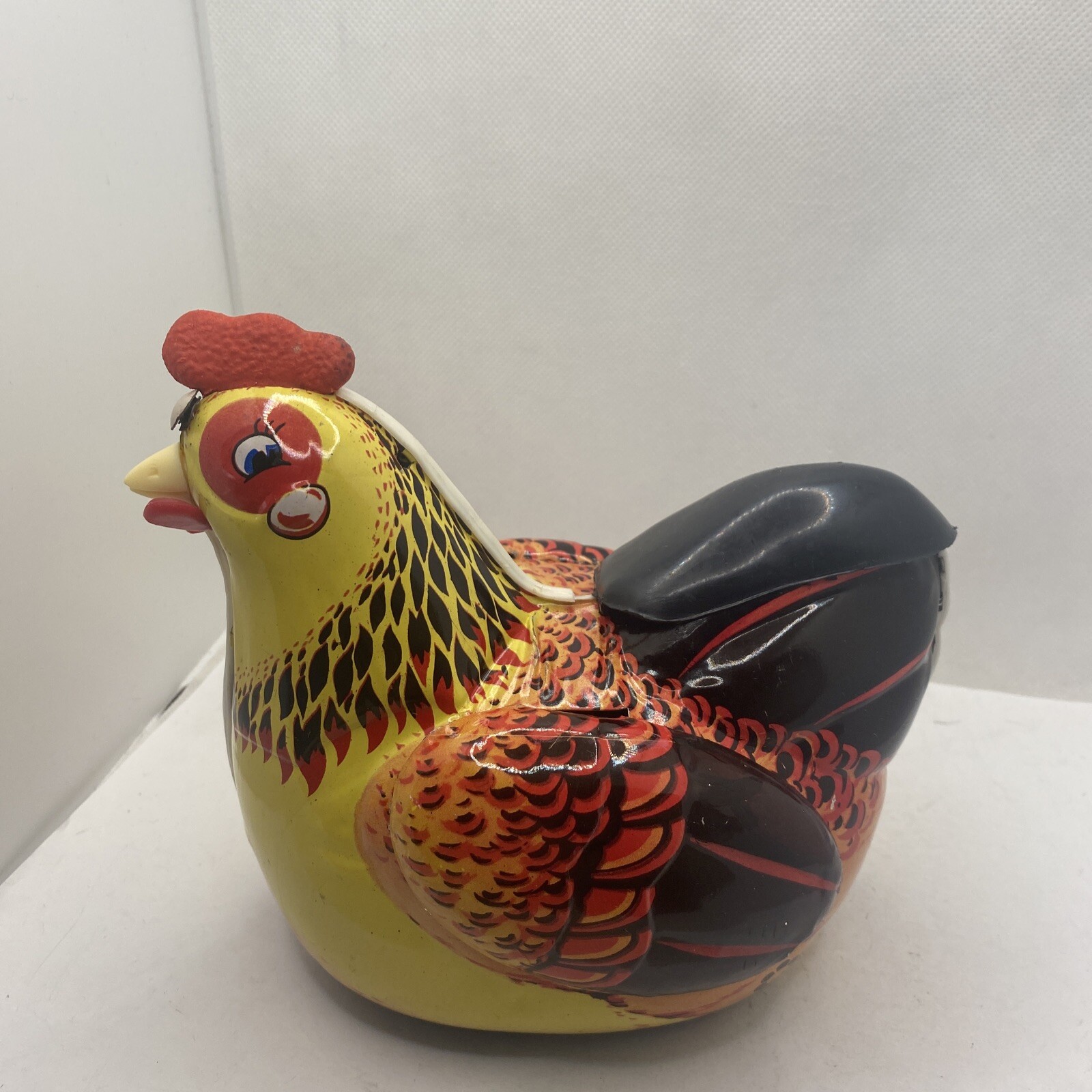 Tin Toy Hen Laying Eggs Made In China Boxed See Description eBay