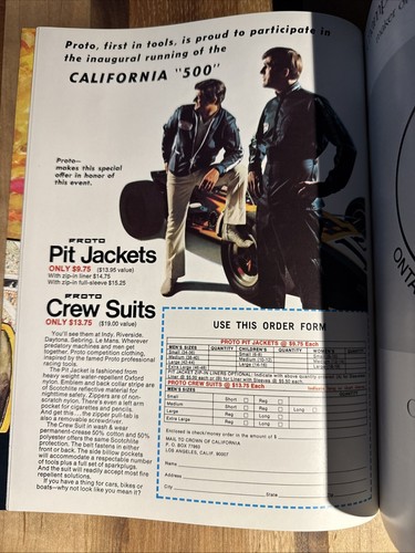 1970 California 500 Indy Car Race Program, Ontario Motor Speedway - Picture 3 of 16
