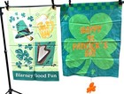 Lot of 9 St. Patrick Day Lot Flags Table Runners Flags: 6 L 1 S. Runners: 36"&72