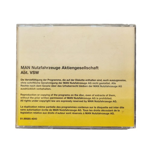MAN-CATS 2 KEY DISK MAN-CATS DIAGNOSTICS/EOL 81.99585-4040, 81.99298-8014 - Picture 2 of 8
