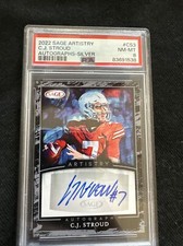 C.J. Stroud 2022 Sage Artistry Rookie Autograph A-CS3  Houston Texans Ohio St Bu