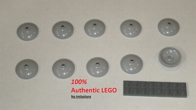 LEGO NEW 3x3 Light Bluish Grey Dish Inverted (10x) 4568360 6070564 Brick 43898