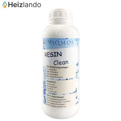 Resin Clean Harzreiniger 1 Liter für Enthärtungsanlagen  Wasserenthärtung Aqmos