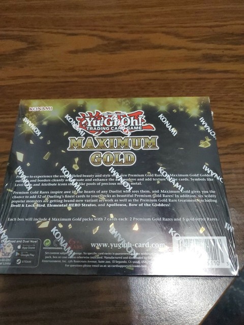 Yu-Gi-Oh! Maximum Gold Box Cards for sale online | eBay
