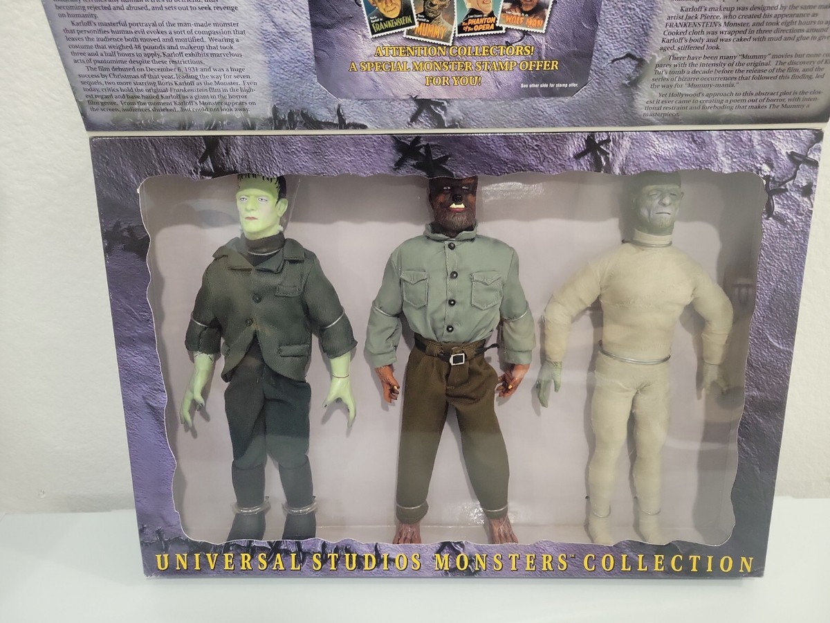 UNIVERSAL STUDIOS MONSTERS COLLECTION.FRANKENSTEIN,WOLF MAN