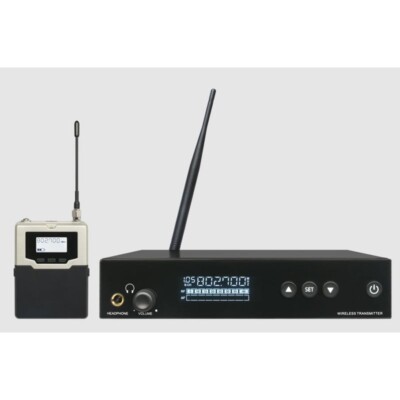 560 Mono In Ear Monitor System UHF IEM System (Wireless Transmitter+1Receiver)