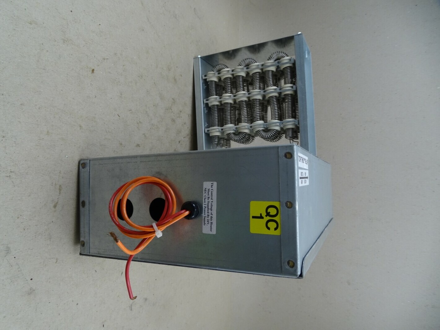 Warren Technology Electrical Duct Heater w/ Limit Control, CBK eBay