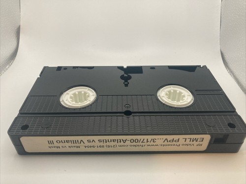 Vintage Wrestling VHS RF Video EMLL PPV 3/17/00 ATLANTIS VS VILLIANO III - Imagen 3 de 3