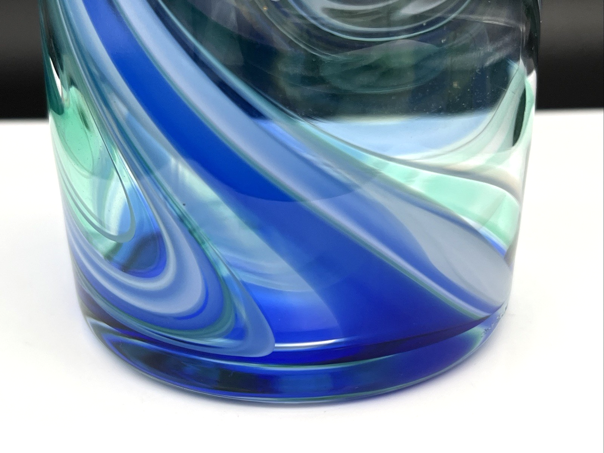 保管品　レトロ　carlo moretti　ブルーガラス　工芸品　高さ約25㎝ Home page | Carlo Moretti
