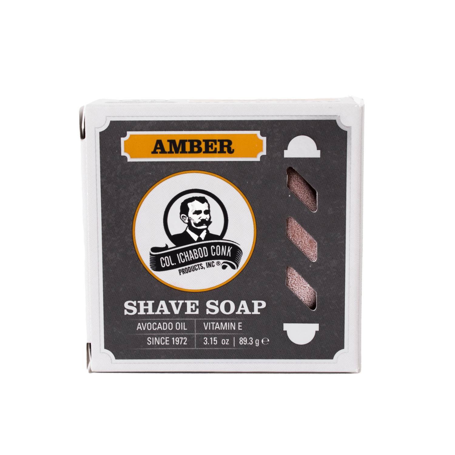 Colonel Conk Amber Shaving Soap - Large Shaving Soap Origina