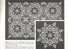 Vtg Crochet Patterns Elizabeth Hiddleson Vol 3 Doily Edging Filet Rooster J87