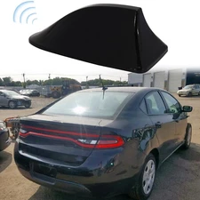 For Dodge Dart Car Roof Radio AM/FM Signal Shark Fin Aerial Antenna Cover Black