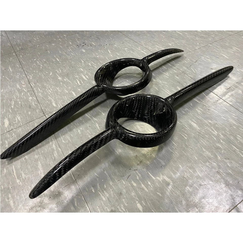 Carbon Fog Light Lamp Cover 2PCS for Porsche Cayman S 987 2006-2008 2DR Foto 3 de 4