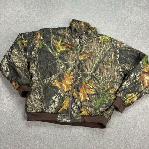 RealTree Jacket Adult Medium Brown Workwear Camo Padded Lined Hunting Coat Mens - Picture 2 of 9